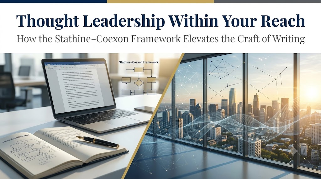 Establish business thought leadership