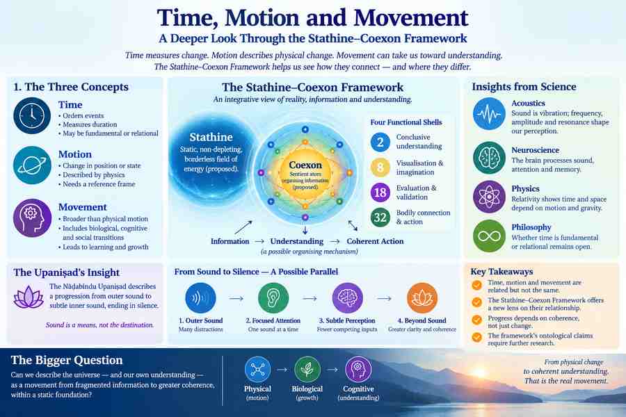 Time motion and movement explained
